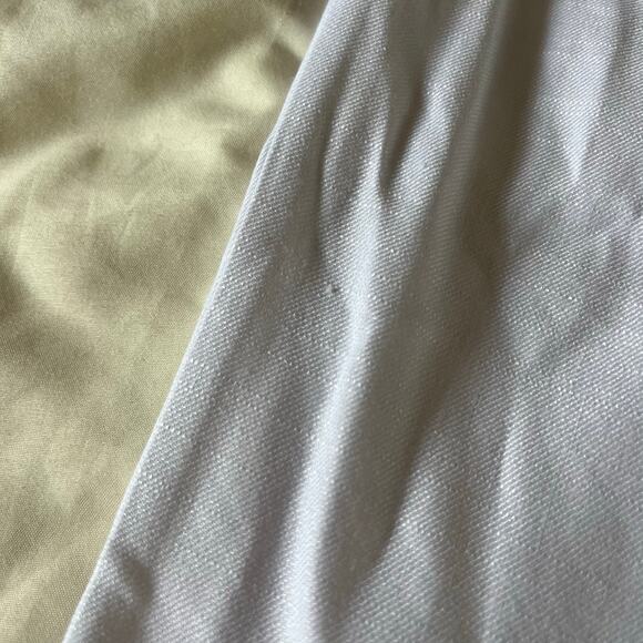 Talbots Plus Size White Linen Blend Straight Leg Trouser Wmns 22W Casual Preppy - Picture 5 of 10